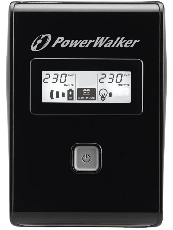 BlueWalker 10120016 - PowerWalker VI LCD - 650VA/360W - Line Interactive UPS