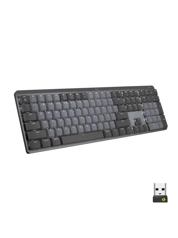 Logitech MX Mechanical Wireless Illuminated Performance Keyboard Graphite - Linear - ND - Tangentbord - Nordisk - Svart