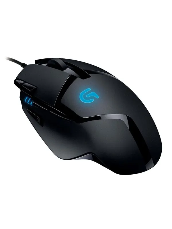 Logitech G402 Hyperion Fury FPS - Gamingmus - Optic - 8 knappar - Svart