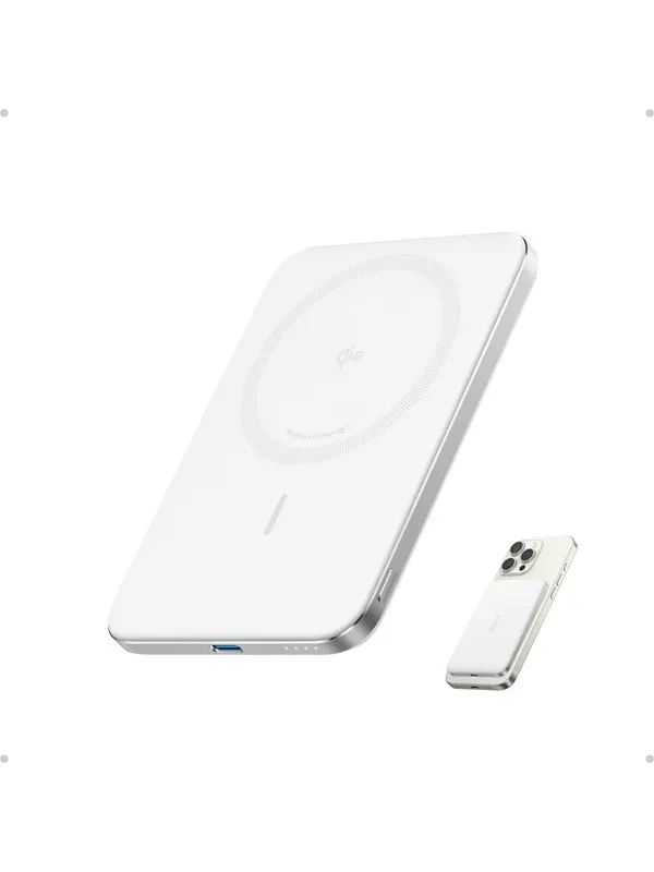 Anker MagGo Power Bank 5K Slim - White - 5000 mAh