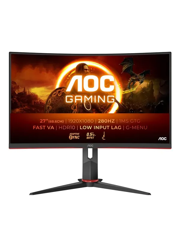 27" AOC C27G2Z3/BK - 1920x1080 (FHD) - 240Hz - VA