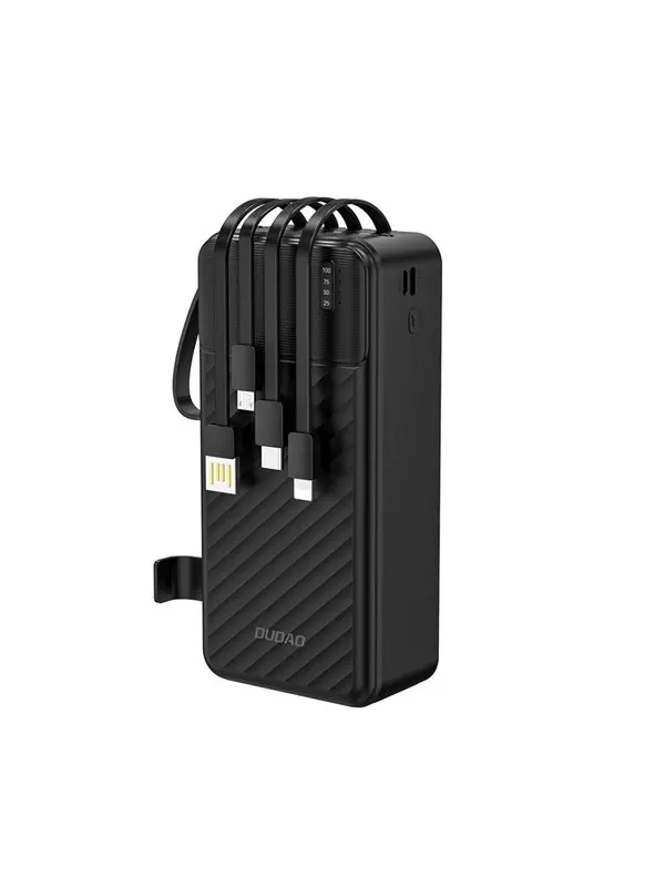 Dudao K11 Max Powerbank with Built-in Cables - 30000 mAh