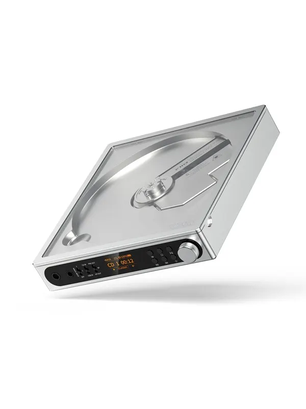 FiiO DM15 R2R - Portable CD Player - 24-Bit R2R DAC - Bluetooth - Silver