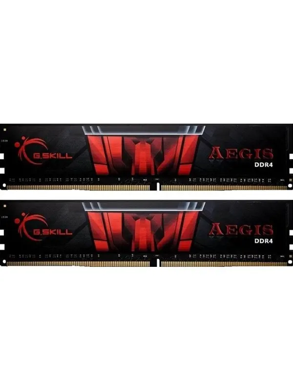 G.Skill AEGIS DDR4-3000 - 16GB - CL16 - Dual Channel (2 pcs) - Intel XMP - Svart
