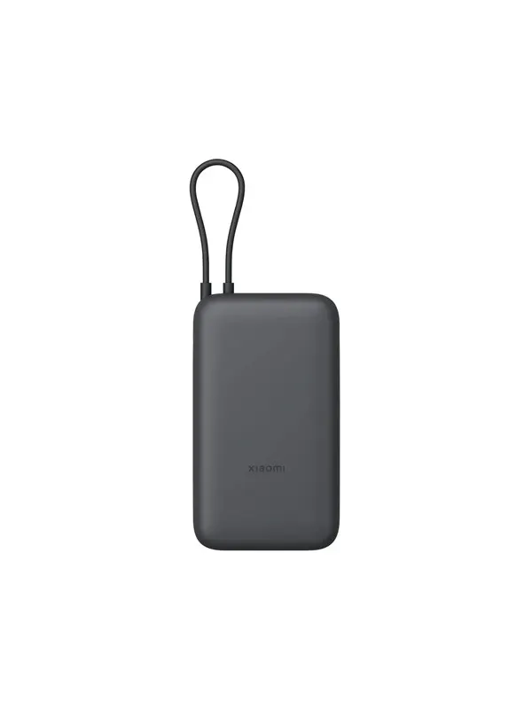 Xiaomi Power Bank 20000 (Integrated Cable) - Dark Grey - 20000 mAh
