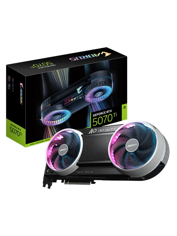 GIGABYTE GeForce RTX 5070 Ti AORUS INFINITY - 16GB GDDR7 RAM - Grafikkort