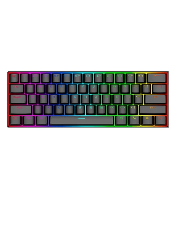 REDRAGON K630RGB-1 Gaming Mechanical Keyboard - Gaming Keyboard - Utan numpad - Engelska (US) - Svart