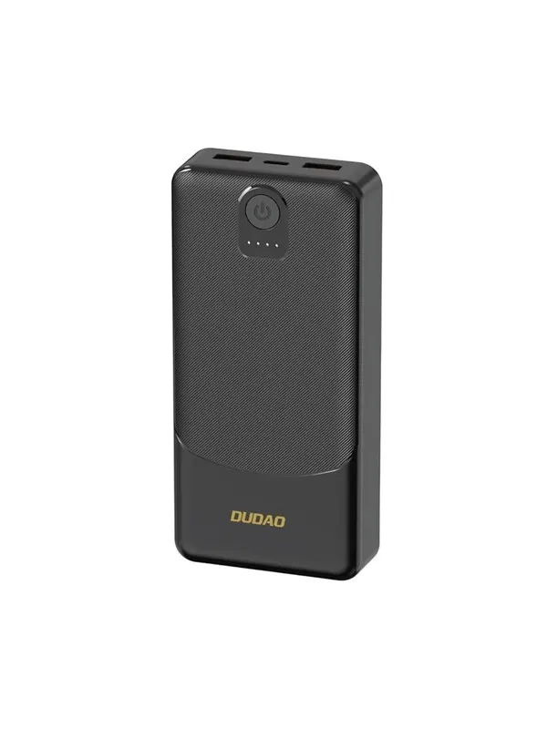 Dudao K10Pro Power Bank 2.4A 20000mAh 2 x USB-A - Black - 20000 mAh