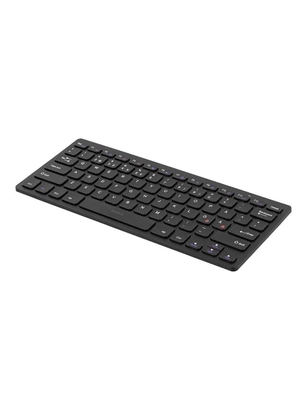 Deltaco Wireless Mini Keyboard Black (Nordic) - Tangentbord - Nordisk - Svart