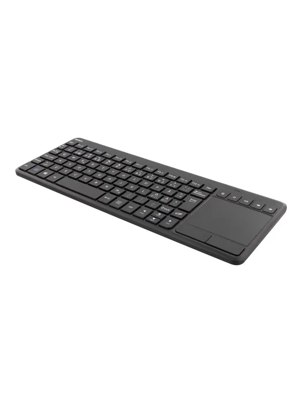 Deltaco Wireless mini Keyboard with Touchpad Nordic Black - Tangentbord - Nordisk - Svart