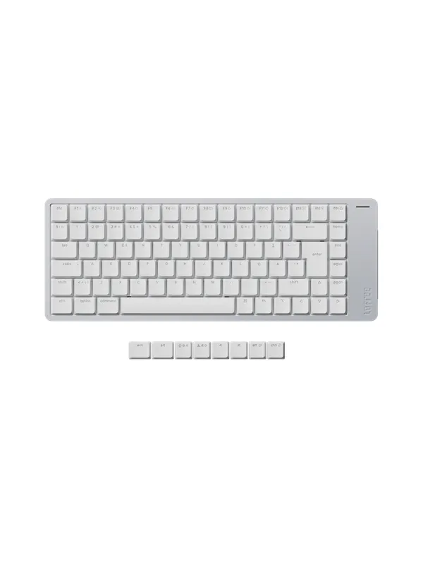 Lofree Flow 2 84 Silver - Kailh Surfer - Tangentbord - Nordisk - Vit