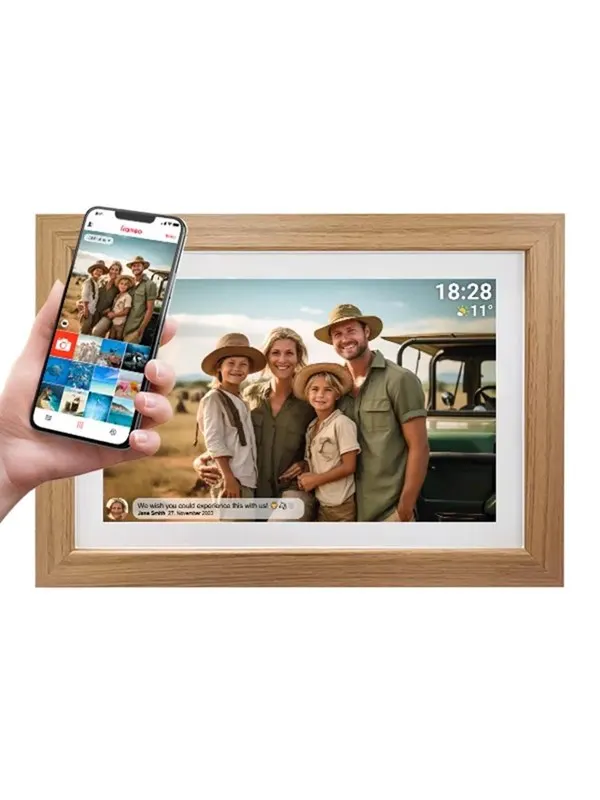 DENVER FRAMEO PFF-1042LW - Ljust trä
