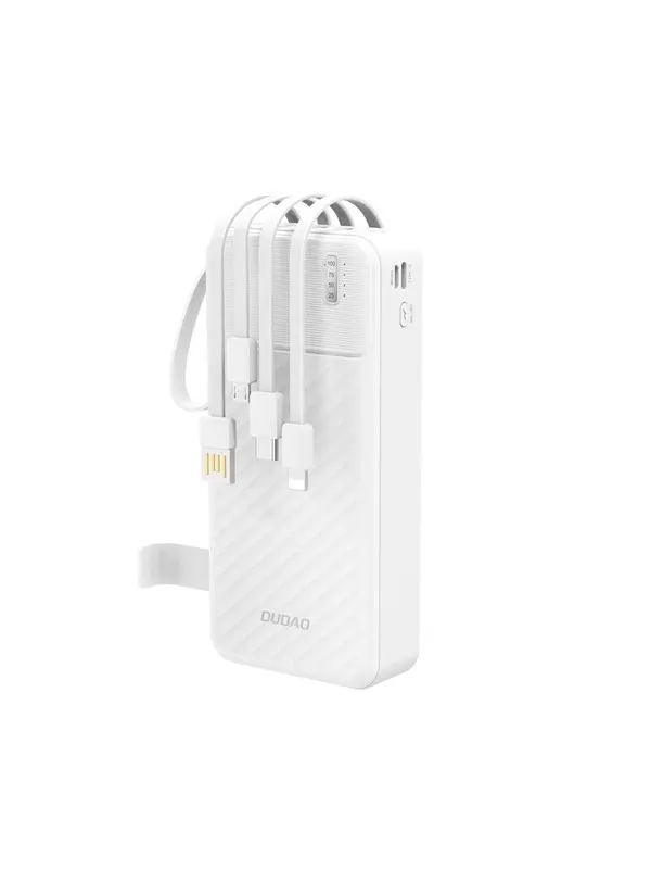 Dudao K11 Pro Powerbank with Built-in Cables - 20000 mAh