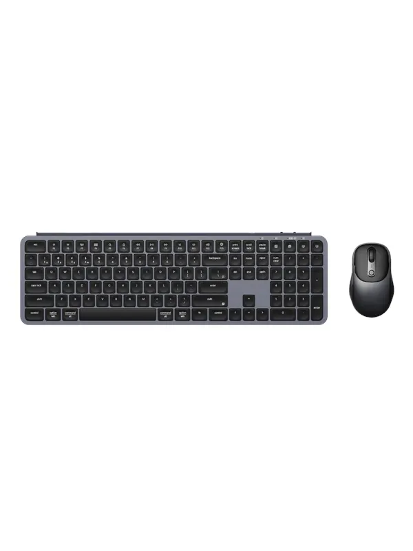 Keychron B6 Pro &amp; BM24 Keyboard &amp; Mouse Wireless Combo - Tastatur &amp; Mus set - Nordisk - Grå