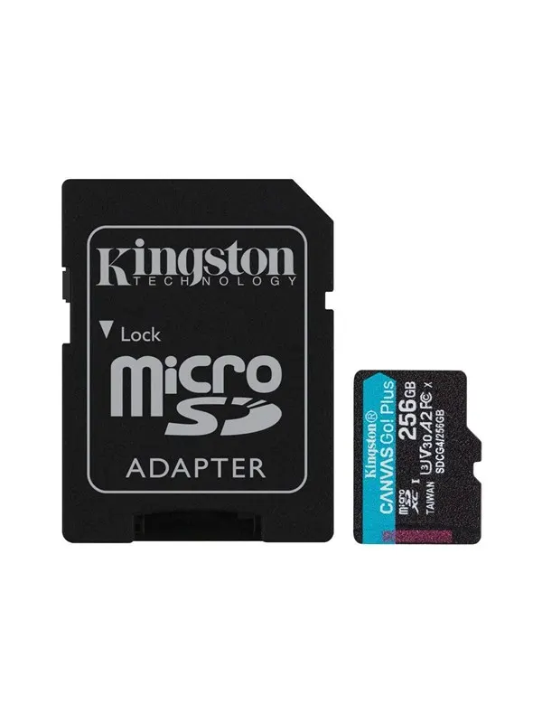 Kingston Canvas Go! Plus microSD/SD - 200MB/s - 256GB