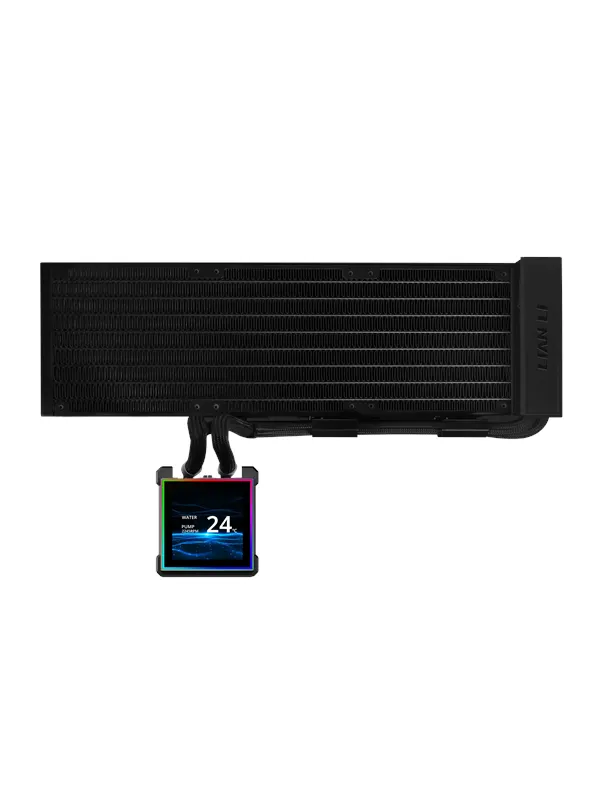 Lian Li Hydroshift II LCD-S 360N fanless - CPU Vattenkylare - Max 28 dBA