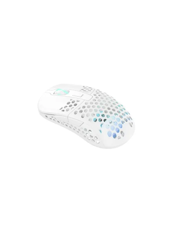 Xtrfy M42 Wireless RGB - White - Gamingmus - Optic - 6 knappar - Vit med RGB ljus