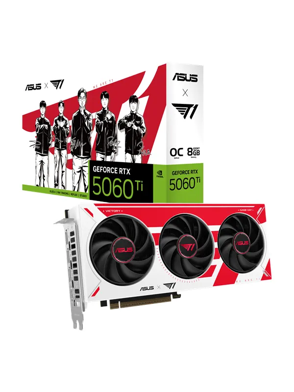 ASUS GeForce RTX 5060 Ti T1 OC - 8GB GDDR7 RAM - Grafikkort