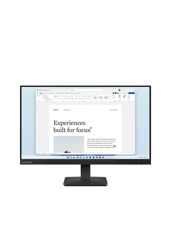 24" Lenovo L24-4e - 1920x1080 (FHD) - 100Hz - IPS