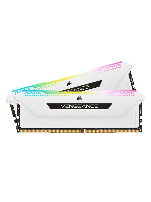 Corsair Vengeance RGB PRO SL DDR4-3200 - 32GB - CL16 - Dual Channel (2 pcs) - Intel XMP - Vit med RGB