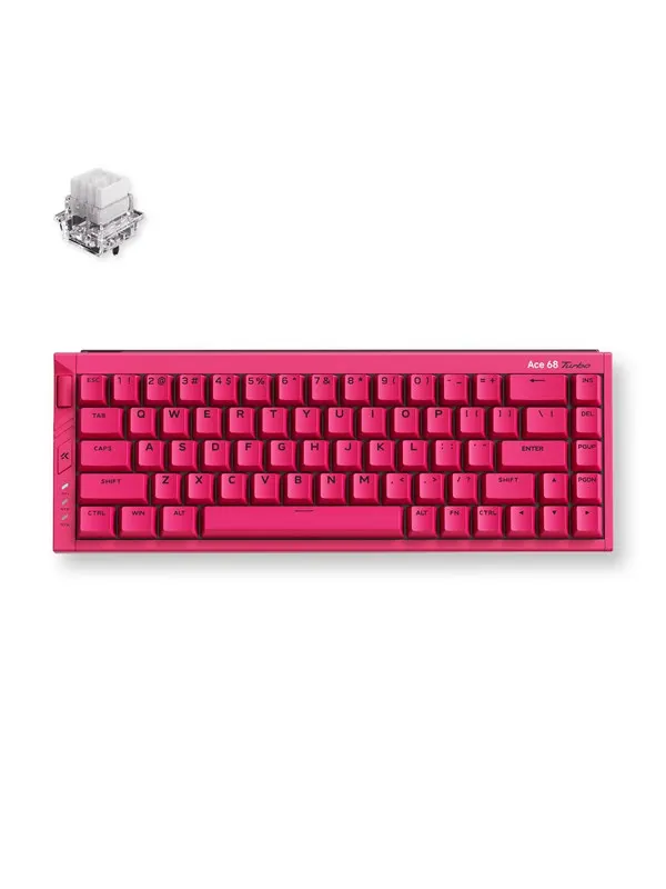MCHOSE Ace 68 Turbo (Berry Red) - Gaming Keyboard - Utan numpad - Engelska (US) - Röd