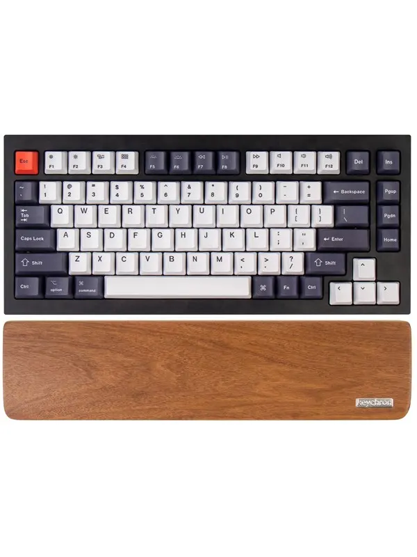 Keychron Walnut Wood Palmrest for Q1 / Q1 Pro / Q2 / Q2 Pro / V2 - Handledsstöd - Brun