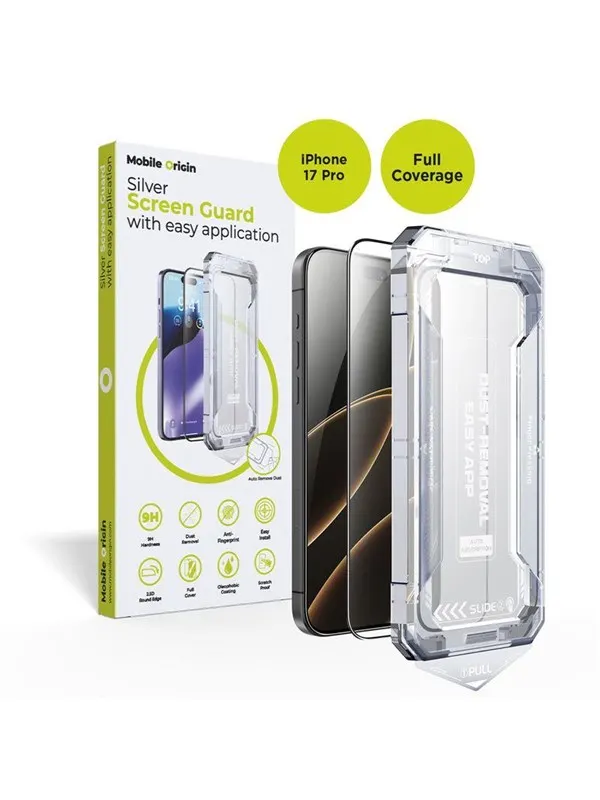 Mobile Origin Screen Guard with easy application - iPhone 17 Pro
