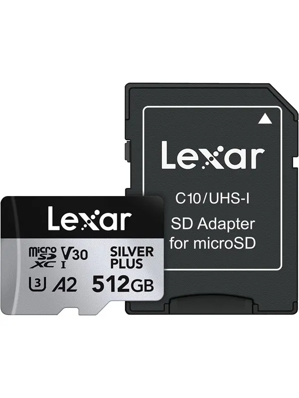 Lexar Professional Silver Plus MicroSD/SD - 205MB/s - 512GB