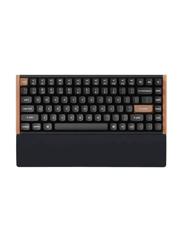 Keychron Silicone Palmrest K2 / K2 Pro / K2 Max / K2 HE / K6 / K6 Pro series - Handledsstöd - Svart