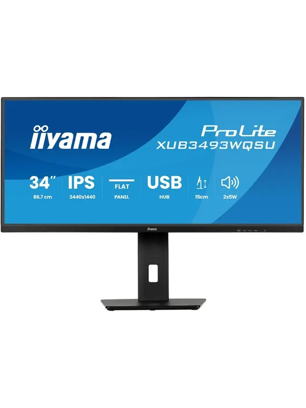 34" iiyama ProLite XUB3493WQSU-B6 - 3440x1440 - 120Hz - IPS