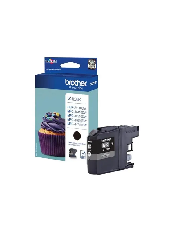Brother LC123BK / LC 123BK High Capacity Black Ink - Bläckpatron Svart