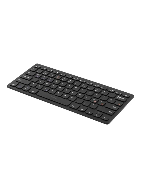Deltaco TB-631 mini Keyboard Bluetooth - Nordic - black - Tangentbord - Nordisk - Svart