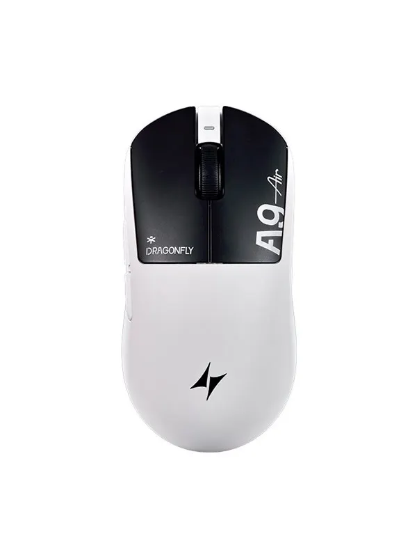 ATK Dragonfly A9 Air Lightweight Wireless Mouse - Shadow White - Gamingmus - Optic - 5 knappar - Vit