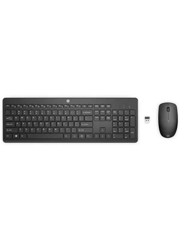 HP 235 Wireless - Tastatur & Mus set - Dansk - Svart