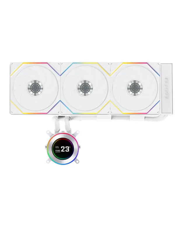 Lian Li Hydroshift II LCD-C 360TL Wireless White - CPU Vattenkylare - Max 28 dBA