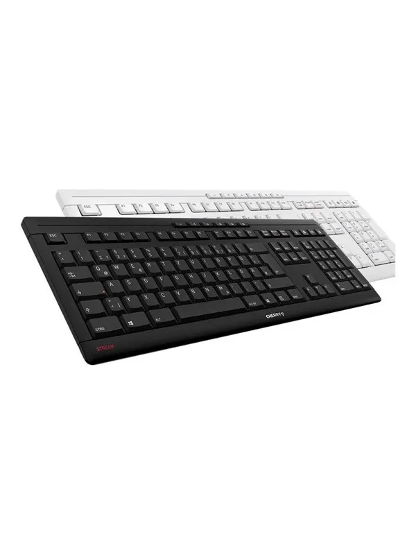 Cherry STREAM - Tangentbord - Nordisk - Svart