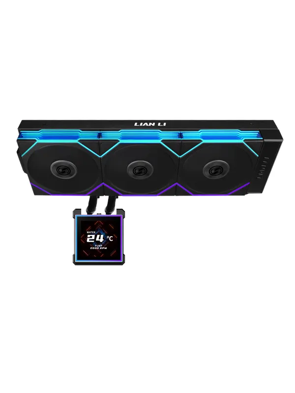 Lian Li Hydroshift II LCD-S 360TL Wireless - CPU Vattenkylare - Max 33 dBA