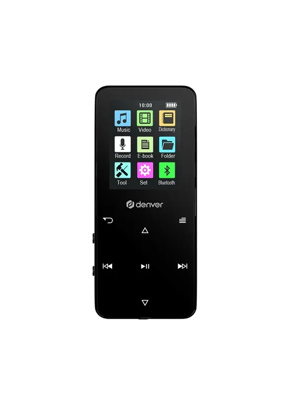 DENVER MP-1830B BLACK - MP4 media player with built-in bluetooth and rechargeable battery - MP3-spelare 4 GB