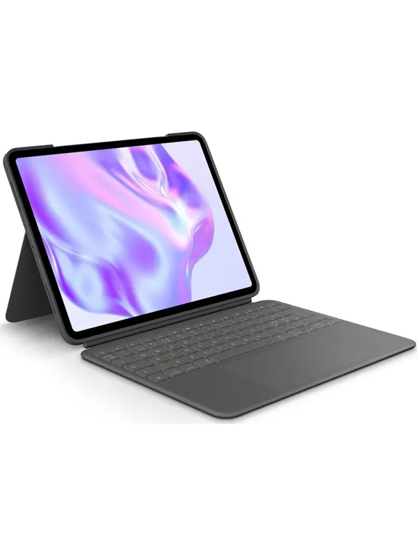 Logitech Combo Touch for iPad Pro 13" (M4) - Graphite - Tastatur &amp; Folio set - Nordisk - Grå