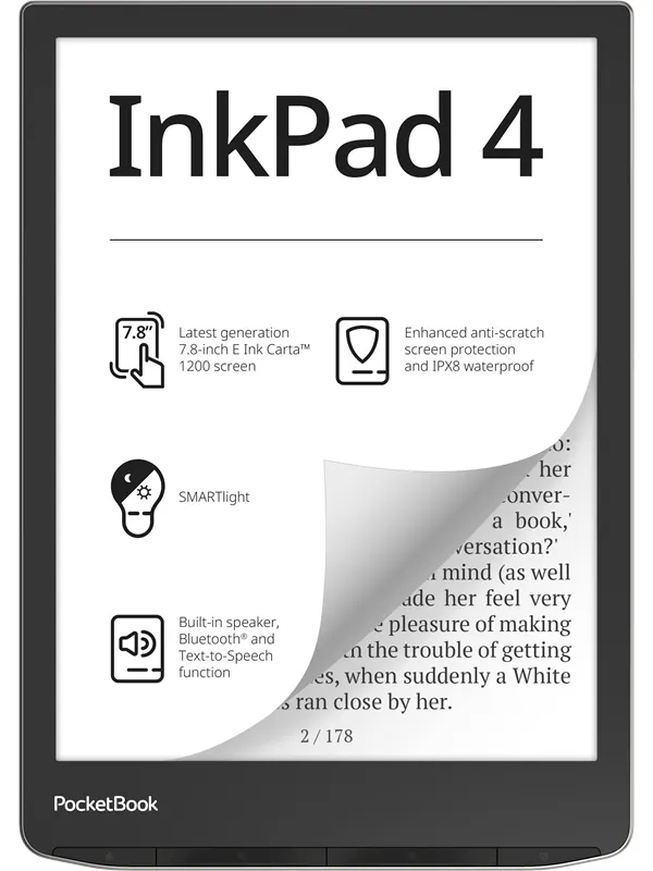 PocketBook InkPad 4 - Stardust Silver