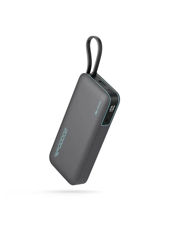 CUKTECH CUKP200NGLDG 55W with Built-in USB-C Cable - Grey - 20000 mAh