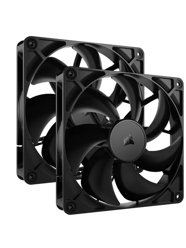 Corsair RS140 - dual-pack - Chassi fläkt - 140mm - Svart - 36 dBA