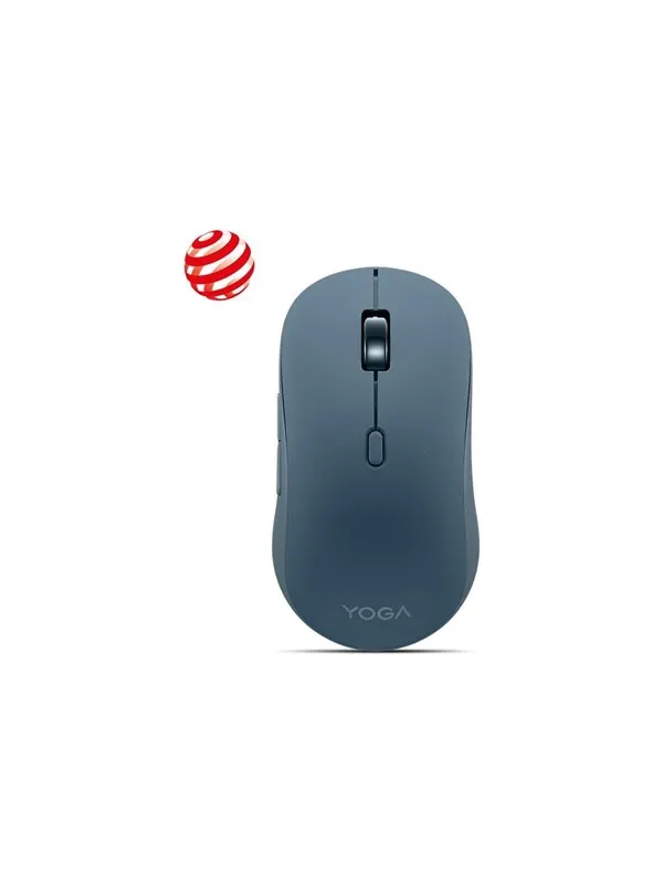 Lenovo Yoga - mouse - Bluetooth 5.3 - tidal teal - Mouse - Optic - 8 knappar - Blå