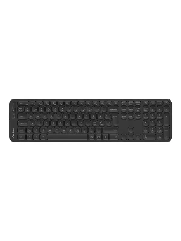 Contour Balance Full-Size Keyboard Wireless Pan Nordic Layout - Tangentbord - Nordisk