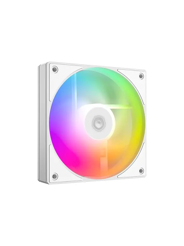 ID-Cooling AS-120-ARGB-W - Chassi fläkt - 120mm - Vit med RGB-ljus - 27 dBA