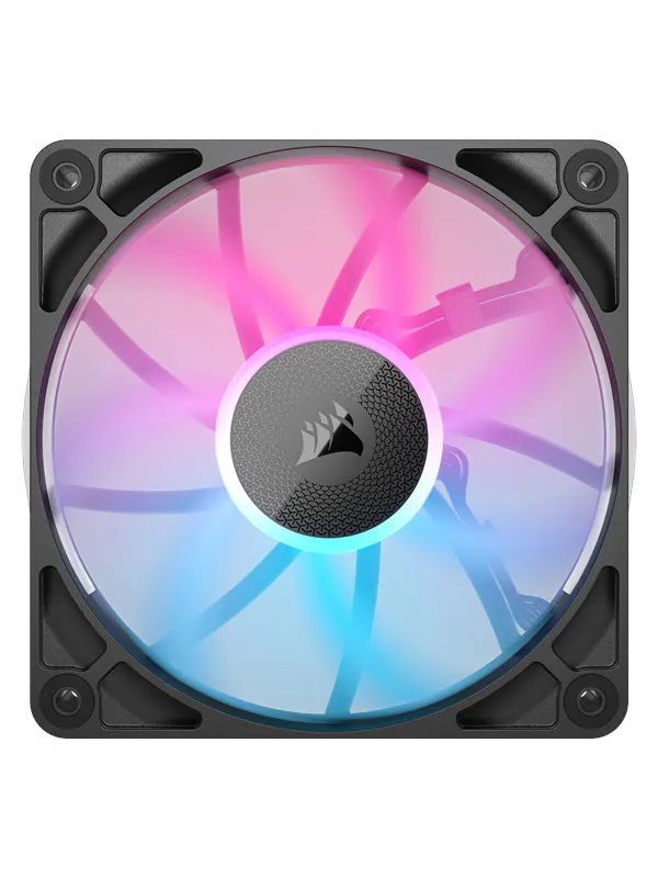 Corsair iCUE LINK RX120 RGB - Chassi fläkt - 120mm - Svart med RGB LED - 36 dBA