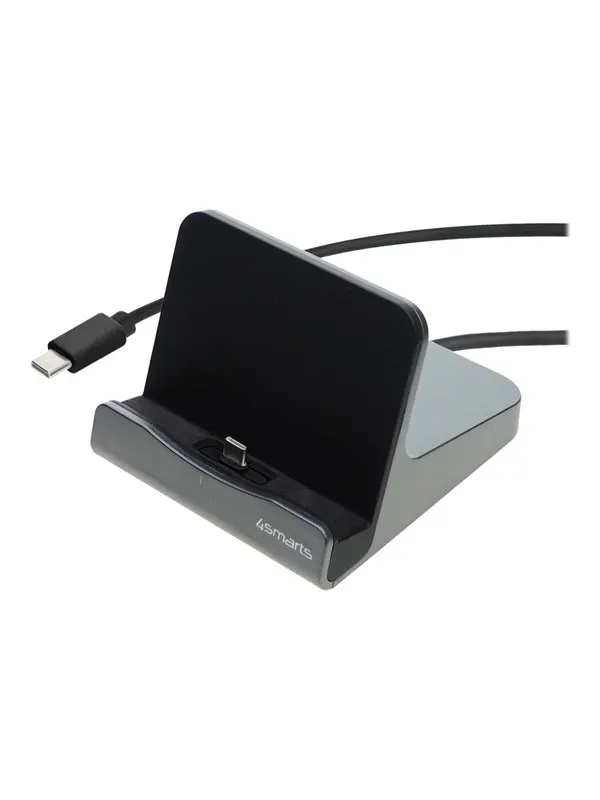 4smarts Charging Station VoltDock Tablet USB-C 60W gunmetal