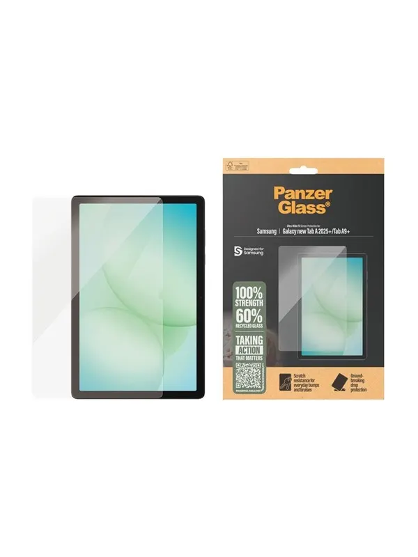 PanzerGlass Screen Protector Samsung Galaxy Tab A11+ | Tab A9+ | Ultra-Wide Fit
