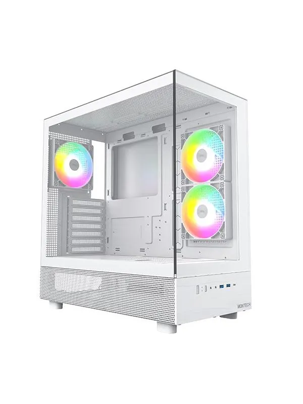 Montech XR TG - Chassi - Miditower - Vit