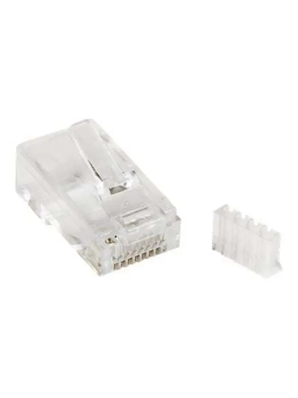 StarTech.com Cat 6 RJ45 Modular Plug for Solid Wire - transparent - Genomskinlig